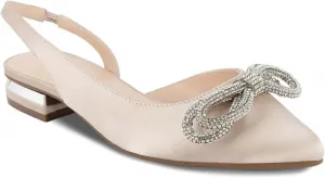 Женские балетки с ремешком сзади Jones New York - классические туфли с заостренным носком, задними ремешками и низким каблуком, нейтральный