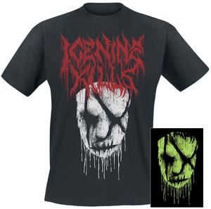 Футболка Ice Nine Kills Face - Glow In The Dark, черный