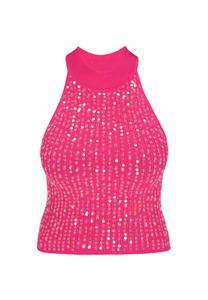 Вязаный топ faina Comfortable Collection, розовый