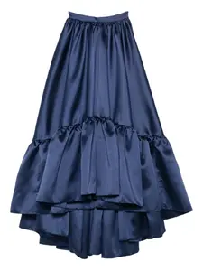 Юбка с воланами и ярусами Miau By Clara Rotescu, синий