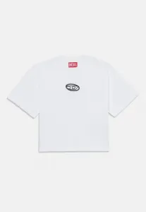 Футболка с принтом "тиксанский" Diesel, White