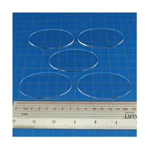 Овальные подставки - 42x75 мм (5), Miniature Bases - Clear Acrylic - 3mm Thick (Litko Aerosystems)
