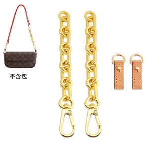 Luxury Care Artisan Workshop Ремень для сумки, Gold Extender Chain 14.5cm*2+Abrasion-Resistant Buckle 1 Pair