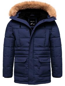 Зимняя куртка KENT темно-синего цвета Amaci&Sons