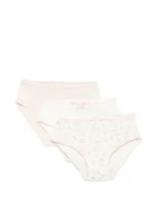 Трусы с бантиком (набор из трех) Bonpoint, белый