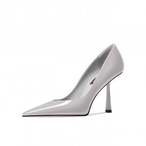 Shesrim Серые женские туфли на шпильке 9 см с узким каблуком, цвет Gray