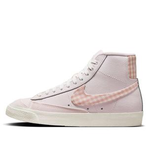 Кроссовки blazer mid '77 'barbie pink plaid' Nike, белый