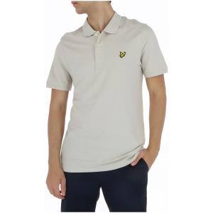Поло Lyle & Scott с логотипом, бежевый
