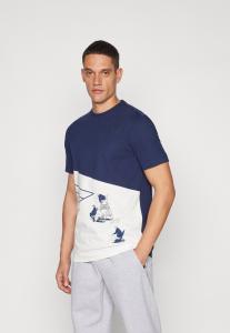 Спортивная футболка Lacoste Sport SHIRT HERITAGE, Navy Blue/Flour/Dark Blue