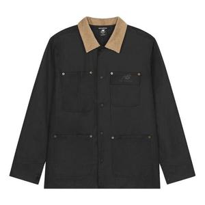 Куртка винтажные трендовые пальто New Balance, черный