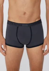 Короткие шорты с контрастной окантовкой и логотипом. Tezenis, Grey