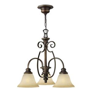 Подвесной светильник Elstead Cello, коричневый - сталь - опаловое стекло - 57 x 218 x 57 см