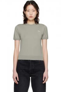 Maison Kitsuné Бежевый свитер из тонкой мериносовой шерсти, сшитый из шерсти детеныша лисы