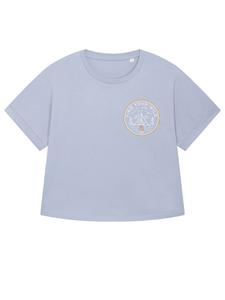 Футболка Найди свою дикую природу в цвете Serene Blue wat? Apparel