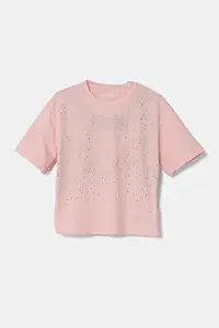 Детская футболка Guess, розовый