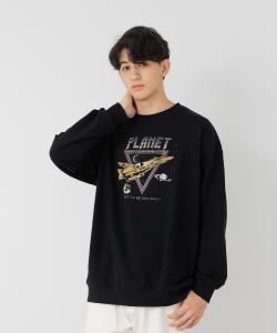 Толстовка из флиса с принтом (для взрослых) Chil2, цвет B Planet/Black