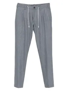 Зауженные брюки с кулиской Eleventy, синий