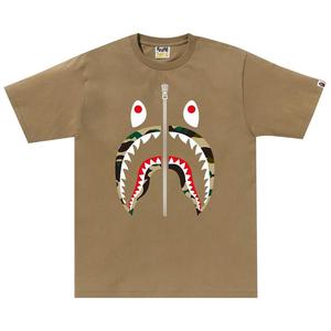 Футболка BAPE 1st Camo Shark Tee, Beige/Yellow