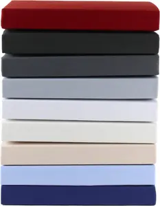 Простыня на резинке Premium 60x120 - 70x140 см, 100% хлопок, трикотаж, бордо-красный Gerald Wittmann