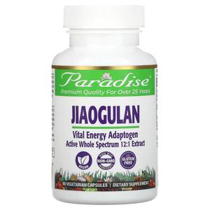 Paradise Herbs Jiaogulan 60 Vegetarian Capsules