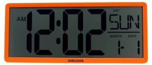 Настенные часы Karlsson Wall, 35x15x35 см, оранжевый