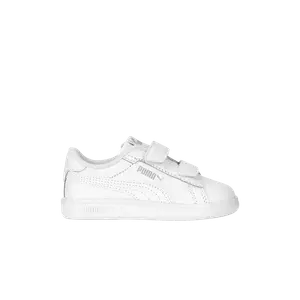 Кроссовки Smash 3.0 Leather Velcro Toddler Puma, белый