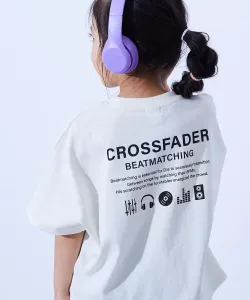 Футболка с коротким рукавом и крупным силуэтным принтом "Дьявольская лаборатория" из 100% хлопка Devirock, цвет 016-Dj-Off White