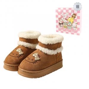 Домашние тапочки Hello Kitty Sanrio, Dark Coffee Hello Kitty Cotton Slipper
