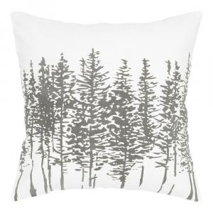 Декоративная подушка Rizzy Home Pine Tree Silhouette, серый