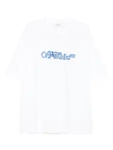 Футболка с логотипом Off-White, белый