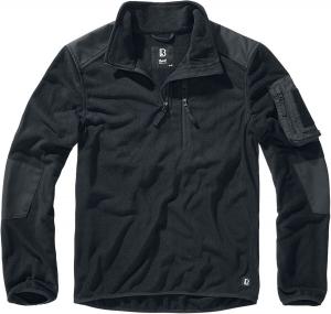 Толстовка Brandit Fleece Troyer Ripstop, черный