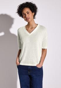 Базовая футболка Street One, кремовый