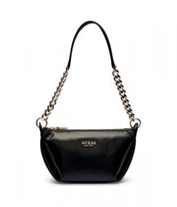 Сумка женская Guess Evaine на плечо с логотипом бренда, черный