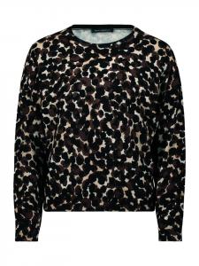 Тонкий вязаный свитер с рукавами летучая мышь в коричнево-бежевом цвете Betty Barclay