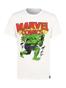 Классическая футболка Recovered Shirt Marvel Comics Hulk Japan Washed, белый