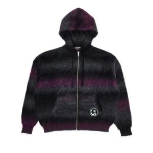 Толстовка Supreme x HYSTERIC GLAMOUR Mohair Zip Up Hooded Sweatshirt, Black
