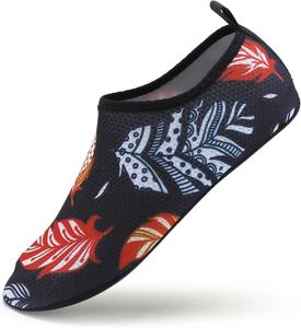 Женские и мужские водные туфли, легкие, быстросохнущие, с сеткой, для пляжа, прогулок, рыбалки, парусного спорта, походов, функциональных тренировок, дышащие амфибийные спортивные туфли Vtiao, черный