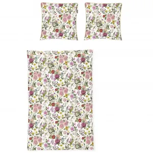 Постельное белье Irisette «Glamour 8885», элегантный цифровой принт, белый