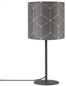 Лампа настольная Paco Home Luca Cube, черный