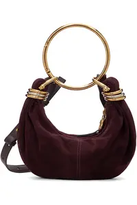 Chloé Мини-Сумочка-Браслет бордового цвета