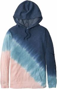 Розовый повседневный худи Campus Pullover Sweatshirt Multi Color Tie Dye размер Victoria's Secret