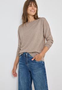 Джемпер Cecil MIT STRUKTURDETAIL, Braun/Taupe