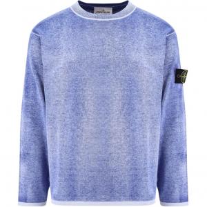 Свитшот с нашивкой-логотипом STONE ISLAND, синий