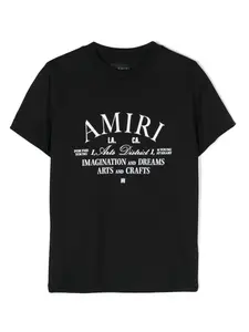Футболка с логотипом AMIRI KIDS, черный
