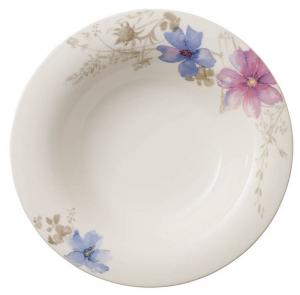 Суповая тарелка Villeroy & Boch Mariefleur Gris Basic, фарфор - 24 х 5 х 24 см