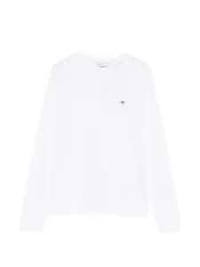 Футболка с длинными рукавами Gant, белый