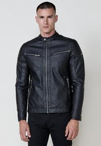 Куртка Koroshi Faux leather jacket, Black