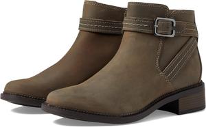 Ботинки Clarks Maye Strap, цвет Dark Taupe Leather