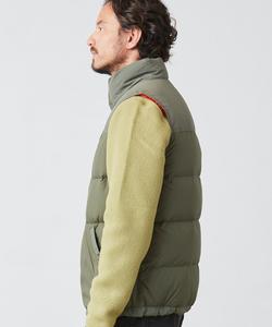 Пуховый жилет Mountain Classic, цветовые блоки, японский крой.