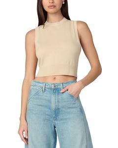 Лаурел Укороченный Свитер-Жилет Joe's Jeans, коричневый/бежевый